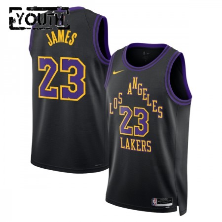 Maillot Basket Enfant Los Angeles Lakers Lebron James 2025-26 Nike City Edition Noir Swingman Maillot Basket Enfant Los Angeles Lakers Lebron James 2025-26 Nike City Edition Noir Swingman